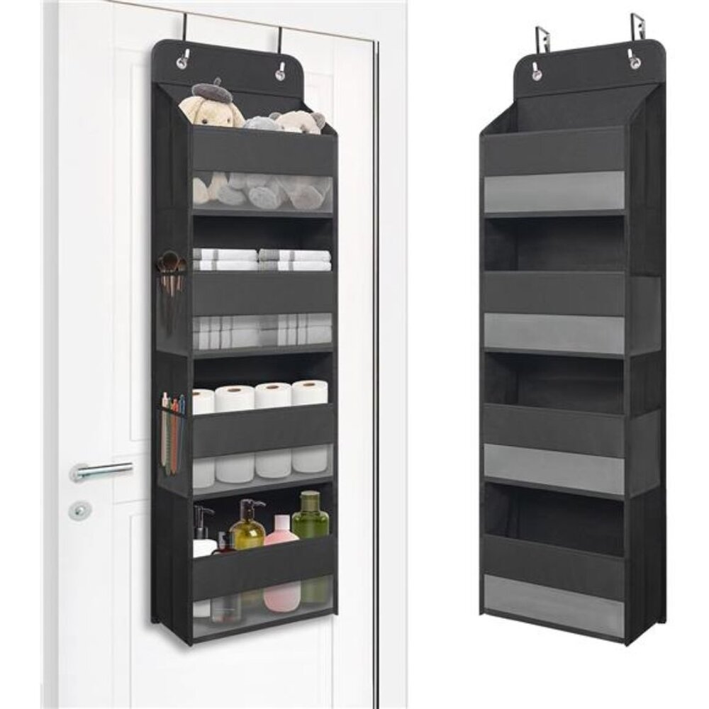 Over Door Hanging Organizer 4 Pocket Storage Closet Bathroom Dorm Nursery